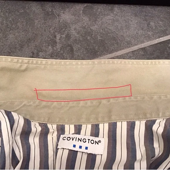 Vintage Mens Insulated Seersucker Shirt Jacket Size L Canvas Chore Barn Shacket - Picture 12 of 16